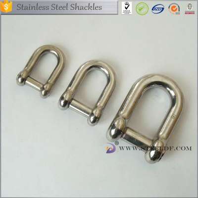 Stainless Steel Screw Pin Anchor Shackle - Choose 3/16", 1/4" or 3/8" - Grade 316 SS